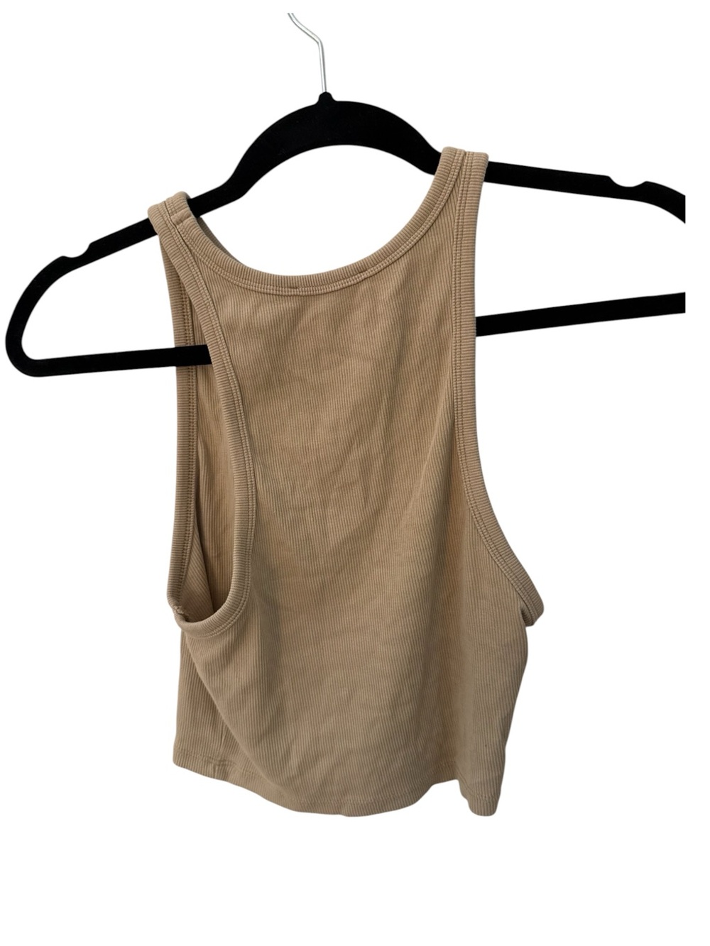 Zara Ribbed Tan Tank Large - Picture 6 of 7